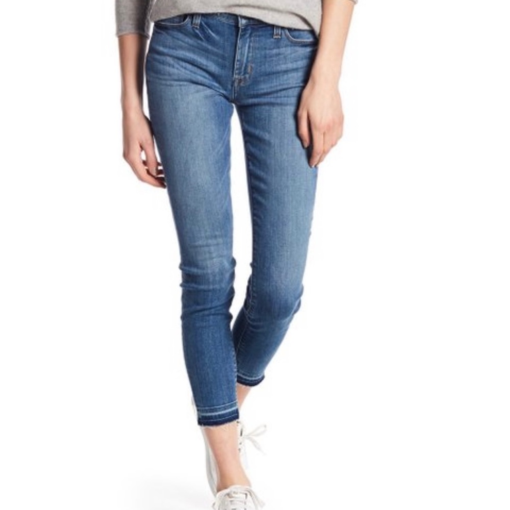 hudson jeans natalie mid rise ankle super skinny jeans